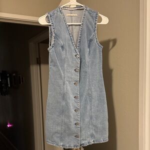 Abercrombie & Fitch Light Blue Denim Dress (S)